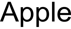 Apple